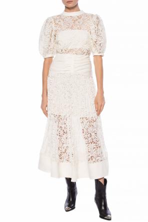 Openwork dress with a tie-up, zdjęcie 2 Openwork dress with a tie-up od Self Portrait